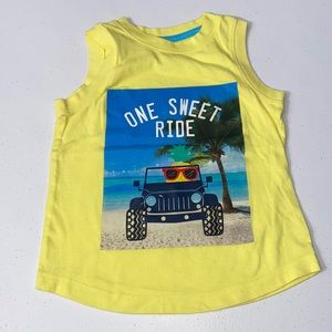 Okie Dokie Summer Toddler Boy Muscle Shirt Size 2t